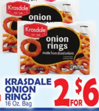 Bravo Supermarkets KRASDALE ONION RINGS offer