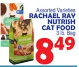 Bravo Supermarkets RACHAEL RAY NUTRISH CAT FOOD offer