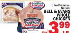 Bravo Supermarkets BELL & EVANS WHOLE CHICKEN offer