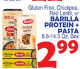 Bravo Supermarkets Gluten Free, Chickpea, Red Lentil, or BARILLA PROTEIN + PASTA offer