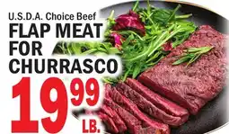 Bravo Supermarkets U.S.D.A Choice Beef FLAP MEAT FOR CHURRASCO offer