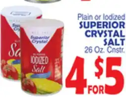 Bravo Supermarkets SUPERIOR CRYSTAL SALT offer