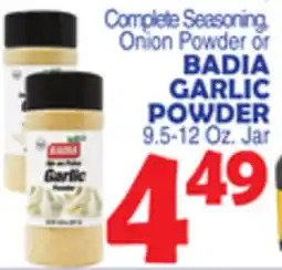 Bravo Supermarkets BADIA GARLIC POWDER offer