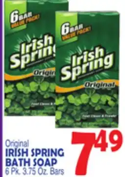 Bravo Supermarkets IRISH SPRING BATH SOAP offer