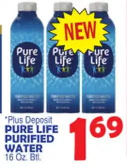 Bravo Supermarkets PURE LIFE PURIFIED WATER offer