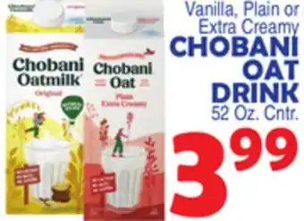 Bravo Supermarkets CHOBANI OAT DRINK offer