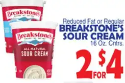 Bravo Supermarkets BREAKSTONE'S SOUR CREAM offer