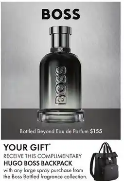 Boscov's HUGO BOSS Bottled Beyond Eau de Parfum offer