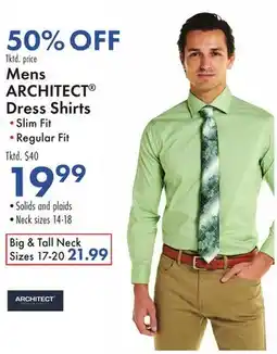 Boscov's Mens ARCHITECT Dress Shirts offer