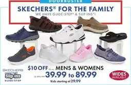 Boscov's SKECHERS FOR THE FAMILY offer