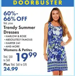Boscov's Trendy Summer Dresses offer