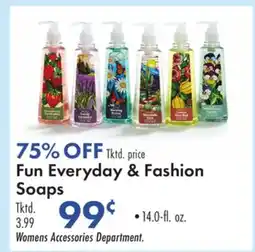 Boscov's Fun Everyday & Fashion Soaps offer
