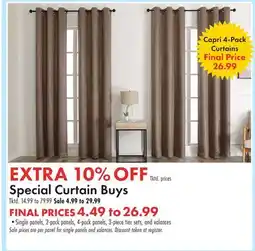 Boscov's Special Curtain Buys offer