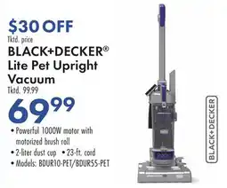 Boscov's BLACK + DECKER Lite Pet Upright Vacuum offer