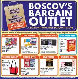 Boscov's Bargain Outlet offer