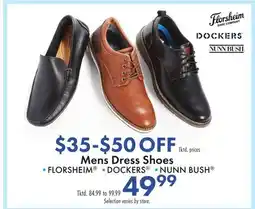 Boscov's Mens Dress Shoes offer