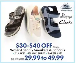 Boscov's Water-Friendly Sneakers & Sandals offer