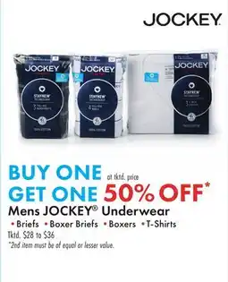 Boscov's Mens JOCKEY Underwear Briefs offer