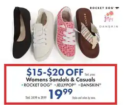 Boscov's Womens Sandals & Casuals offer