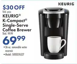 Boscov's KEURIG K-Compact Single-Serve Coffee Brewer offer
