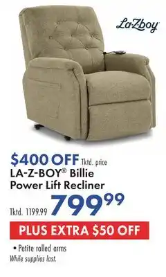 Boscov's LA-Z-BOY Billie Power Lift Recliner offer