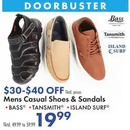 Boscov's Mens Casual Shoes & Sandals offer