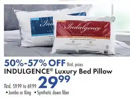 Boscov's INDULGENCE Luxury Bed Pillow offer