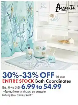 Boscov's ENTIRE STOCK Bath Coordinates offer