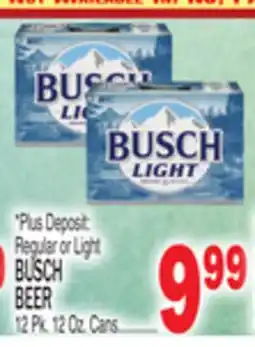 C Town BUSCH BEER offer