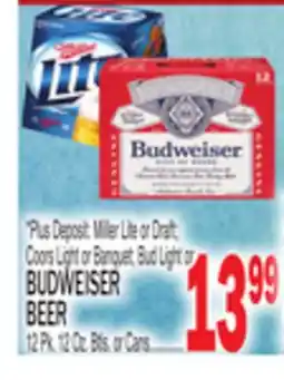 C Town BUDWEISER BEER offer