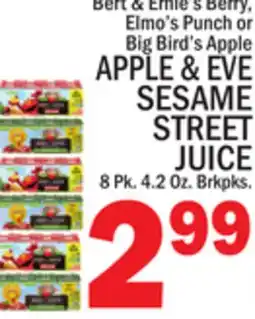 C Town APPLE & EVE SESAME JUICE offer