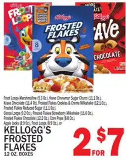 C Town KELLOGG'S FROSTED FLAKES offer