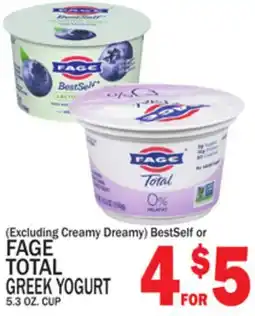 C Town BestSelf Or FAGE TOTAL GREEK YOGURT offer