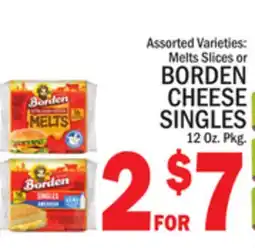 C Town BORDEN CHEESE SINGLES offer