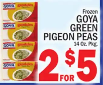 C Town GOYA GREEN PIGEON PEAS offer
