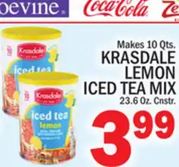 C Town KRASDALE LEMON ICED TEA MIX offer
