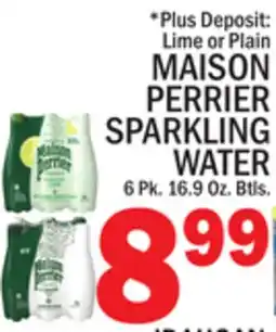 C Town MAISON PERRIER SPARKLING WATER offer