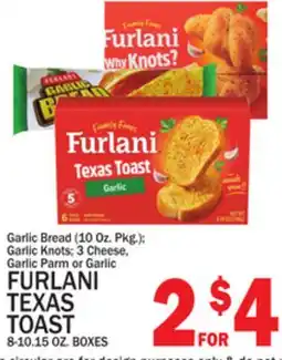 C Town FURLANI TEXAS TOAST 8-10.15 OZ. BOXES offer