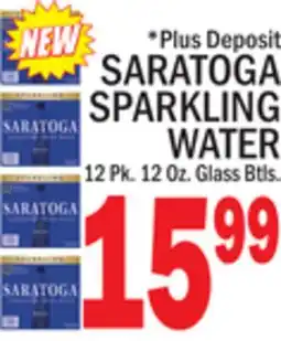C Town SARATOGA SPARKLING WATER offer