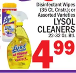C Town LYSOL CLEANERS 22-32 Oz. Btl offer