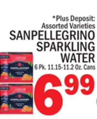 C Town SANPELLEGRINO SPARKLING WATER offer