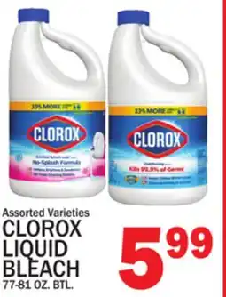 C Town CLOROX LIQUID BLEACH offer