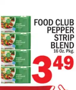C Town FOOD CLUB PEPPER STRIP BLEND offer