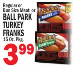 C Town BALL PARK TURKEY FRANKS offer