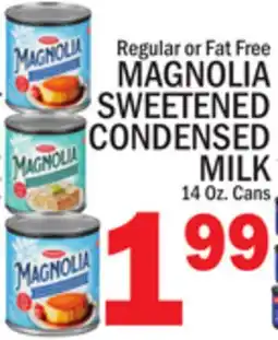 C Town MAGNOLIA SWEETENED CONDENSED MILK offer