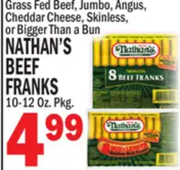 C Town NATHAN'S BEEF FRANKS offer