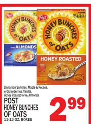 C Town POST HONEY BUNCHES OF OATS offer