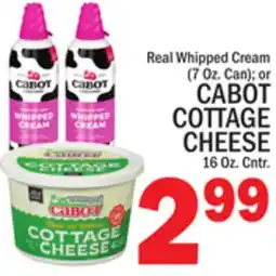 C Town CABOT COTTAGE CHEESE offer