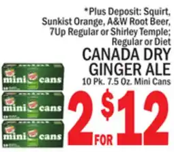 C Town CANADA DRY GINGER ALE offer