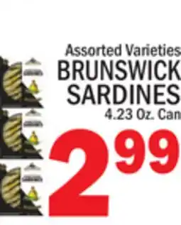 C Town BRUNSWICK SARDINES offer